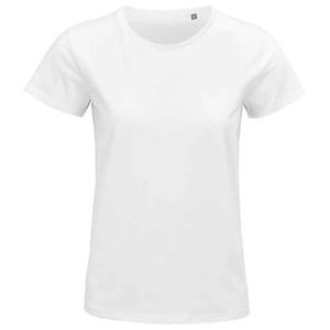 SOLS Womens/Ladies Pioneer Organic T-Shirt (White)