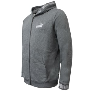 Puma Amplified Hooded Jacket Herr Grå Casual Track Top 844792 03