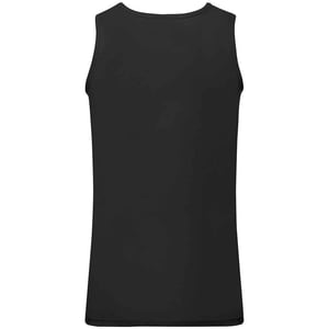 Fruit of the Loom Heren sportvest top (Zwart)