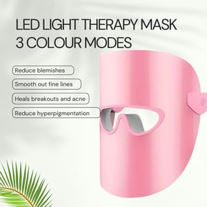 LED-ljusterapi Glow & Renew Mask - 3 färglägen