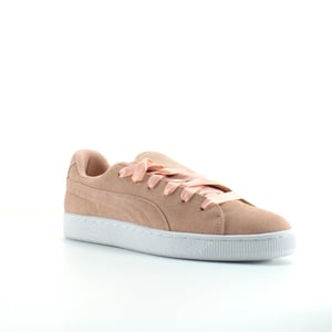 Puma Suede Crush Peach Leather Damskor med snörning 369251 02