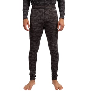 Trespass Mens Derren Camo Base Layer Bottoms (Dark Grey)