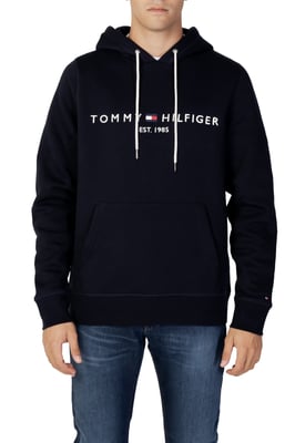 Tommy Hilfiger Jeans Herrhoodie i Marinblå