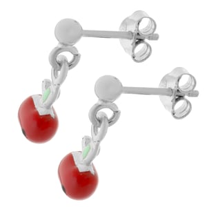 Orphelia 'Apple' Kinder 925 Sterling Zilveren Oorknopjes - Zilver ZO-7149/1