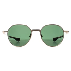 Dita Round Unisex White Gold Silver G-15 Green Vers One