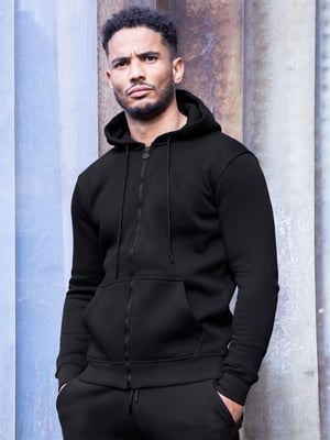 Hoodie med dragkedja för herrar | Enzo Designer Menswear