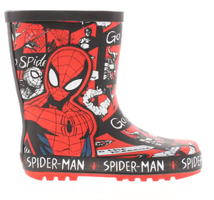 Spiderman Younger Childrens Wellies Roadboy black