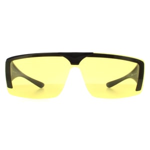 INVU Rectangle Unisex Matte Black High Yellow E2700