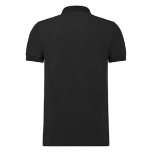 Russell Heren Rekken Korte Mouw Poloshirt (Zwart)