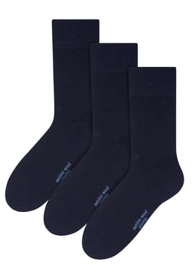 Steven - 3 Pairs Multipack Mens Original Merino Wool Socks - Navy