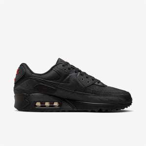 Nike Air Max 90 Men’s Trainers in Black/Black/Light Crimson