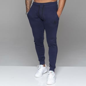 MYT heren slim fit joggingbroek marineblauw