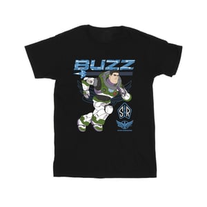 Disney Jongens Lightyear Buzz Run To Action T-Shirt (Zwart)