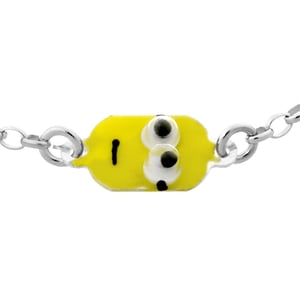 Orphelia 'Minion' Kinderarmband van 925 Sterling Zilver - Zilver ZA-7135