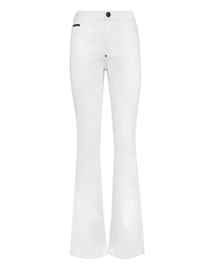 Jeans Flare Fit Skull
