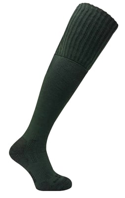 Mens Thick Over the Knee Padded Sole Wool Blend Thermal Hiking Socks