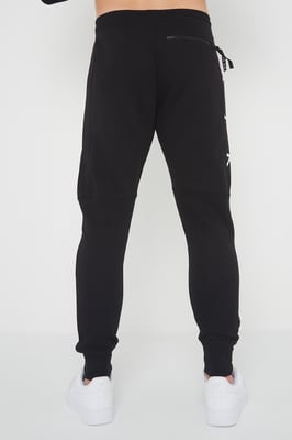 Nike Air Mens Fleece Joggers In Black