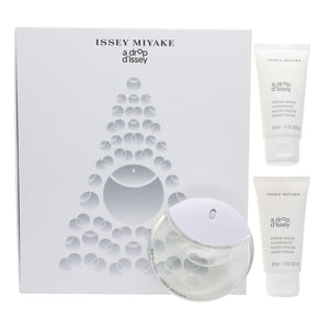 Issey Miyake A Drop D'issey 50ml EDP, 2 x 50ml Hand Cream Gift Set