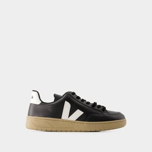 V-12 Sneakers - Veja - Leer - Zwart/Wit
