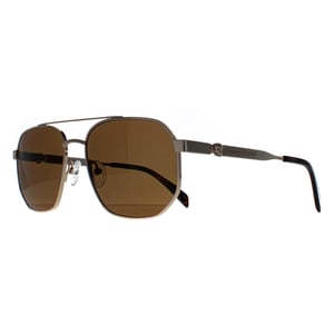Alexander McQueen Aviator Unisex Goud Bruin AM0458S