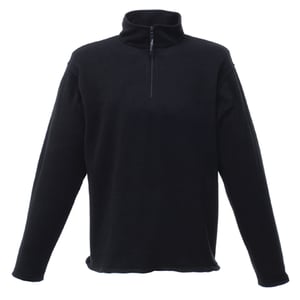 Regatta Mens Micro Zip Neck Fleece Top (Svart)