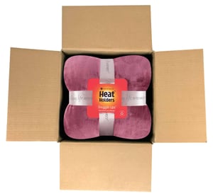 Extra mjuk och varm 1,7 TOG lyxig filt i termofleece - 180 x 200 cm
