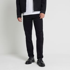 River Island Mens Slim Fit Jeans Black