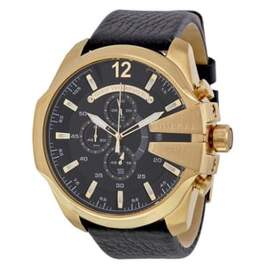 Diesel Mega Chief herenhorloge Zwart DZ4344