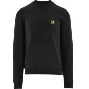 Belstaff Mens Cotton Fleece Sweater Black