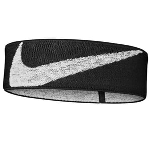 Nike Knitted Logo Headband (Black/Grey)