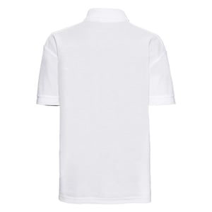 Russell Poloshirt van katoen voor kinderen (Wit)