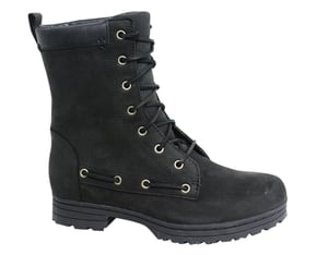 Sebago Dorset Lace Up Zwart Leer Vrouwen Winter Waterdichte Laarzen B512100 B35C