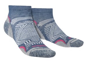 Bridgedale - Womens Hiking Ultralight Low Socks - Dark Denim