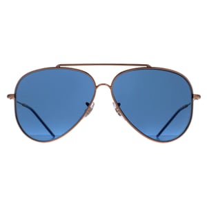 Ray-Ban Aviator Unisex Roségoud Blauw RB0101S Aviator Achterzijde