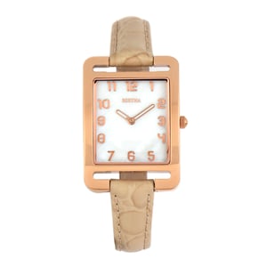Bertha Marisol Zwitserse MOP Leren Band Horloge