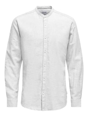Only & Sons Onscaiden life ls solid linen mao n -