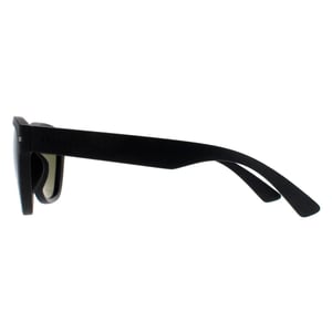 Serengeti Cat Eye Unisex Mat Zwart Mineraal Gepolariseerd 555nm Groen Pancho