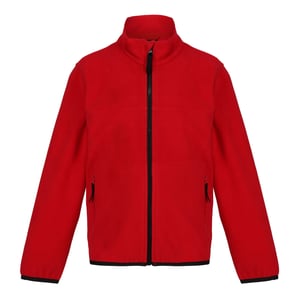 Regatta Kinder/Kids Microfleece Full Zip Fleecejack (Klassiek rood)