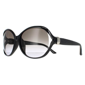 Salvatore Ferragamo Ovale dames zwart grijze gradiënt SF770SA
