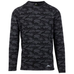 Trespass Mens Arno Base Layer Top (Dark Grey)