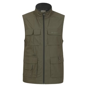 Mountain Warehouse Heren Trek II Gilet (Kaki Groen)
