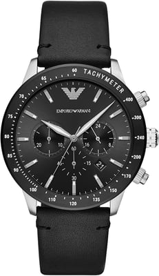 Emporio Armani Mario Heren Horloge Zwart AR11243