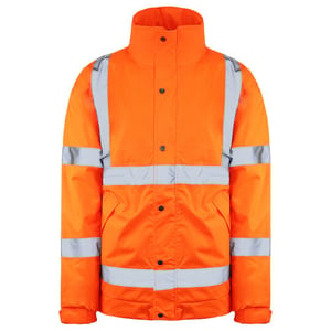 Dickies Hoge Zichtbaarheid Heren Oranje Reflecterend Bomberjack
