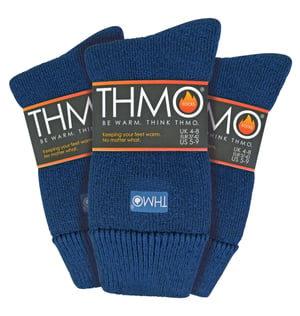 THMO - 3 Pack Multipack Ladies Thick Winter Warm Socks with Comfort Top