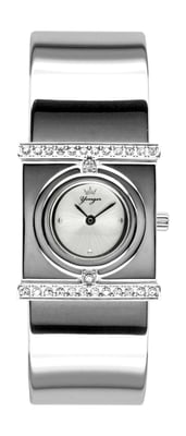 Yonger and Bresson: Watch Silver Dial with Diamonds on the Bezel