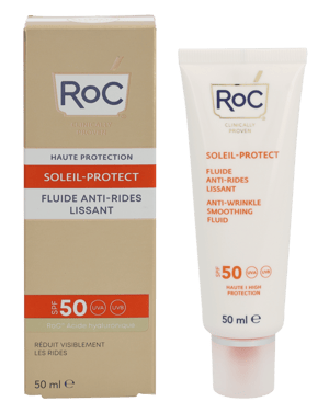 ROC Soleil-Protect Anti-Aging Utjämnande Fluid SPF50+ 50 ml
