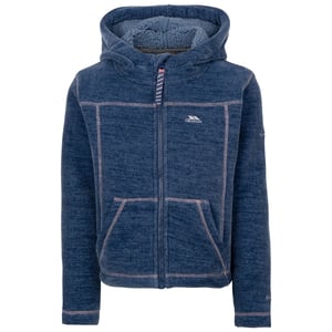 Trespass Girls Cossie Fleece Jacket (Denim Blue)
