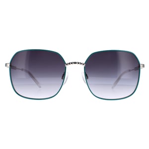 Elle Square Womens Green Blue Grey Gradient 14911