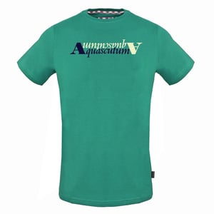 Aquascutum Reflection Logo Grön T-shirt