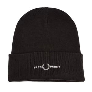 Accessories Fred Perry Graphic Beanie Hat in Green